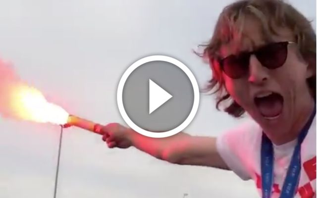 Modric flare Croatia World Cup homecoming