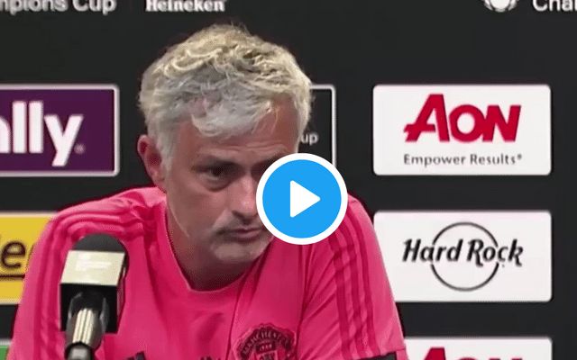 Mourinho Man Utd transfer plans
