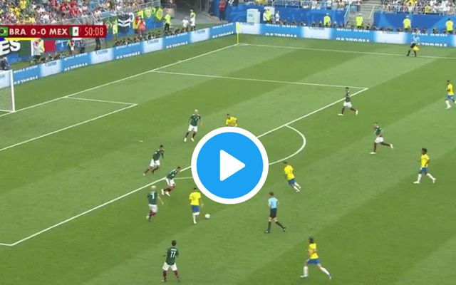 Neymar Brazil Mexico goal