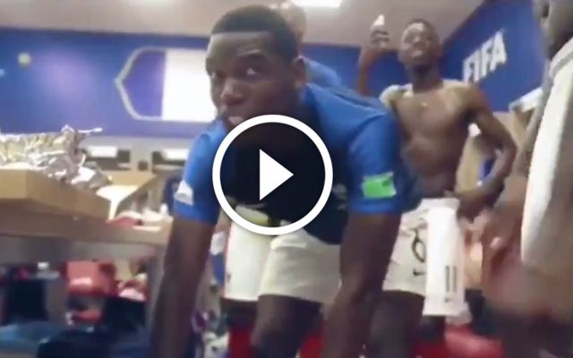 Pogba France celebrations