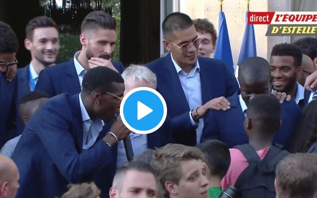 Pogba Kante France World Cup celebrations