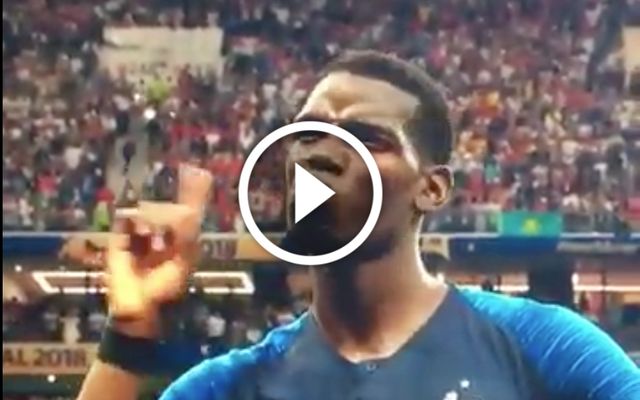 Pogba message critics France World Cup