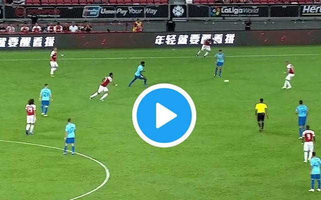 Smith Rowe Arsenal goal Atletico Madrid