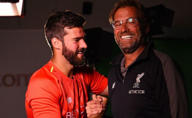 alisson klopp liverpool