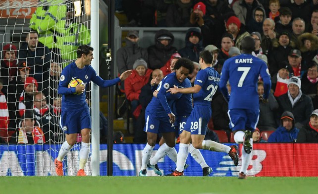 chelsea morata willian kante