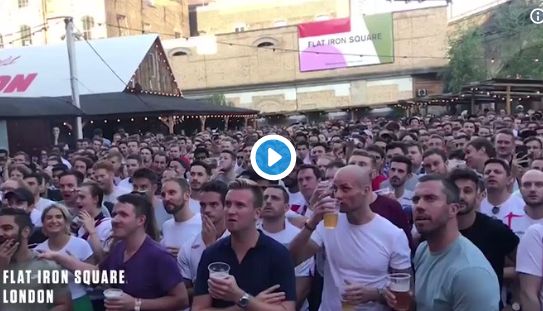 england fans video