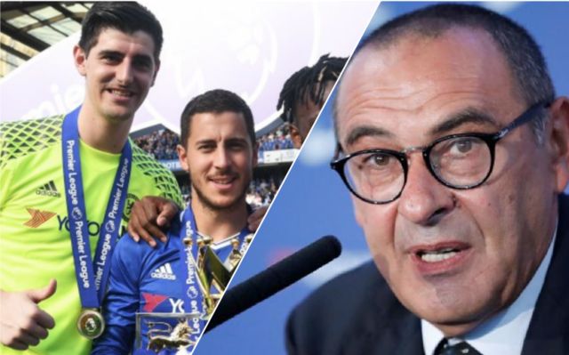 sarri hazard chelsea