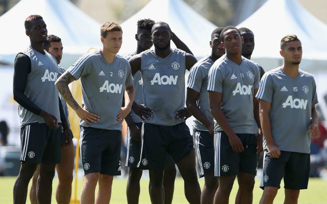 man utd training pogba martial