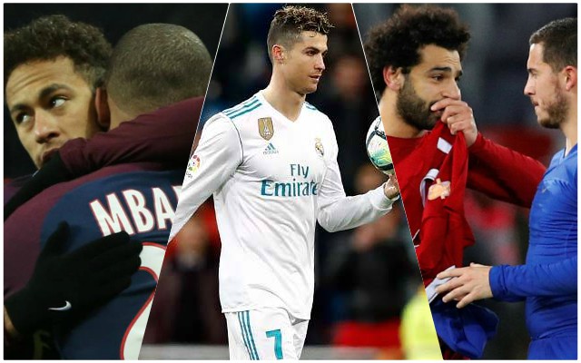 mbappe neymar ronaldo salah hazard