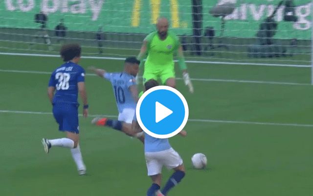 Aguero goal Man City Chelsea