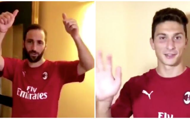 Higuain Caldara AC Milan