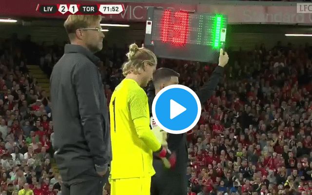 Karius Liverpool reception Torino