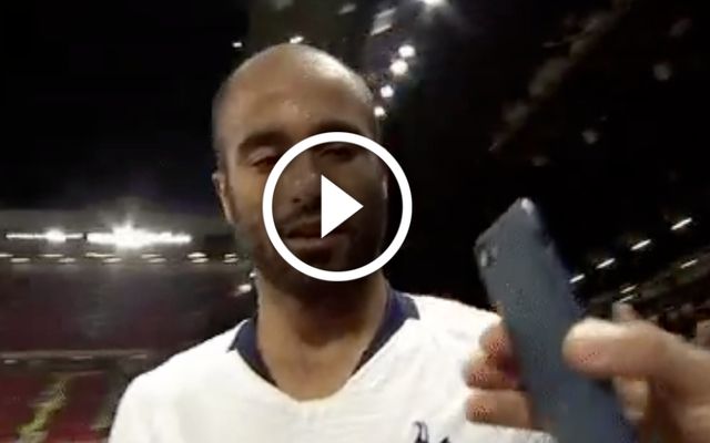 Lucas Moura Man Utd fans selfies