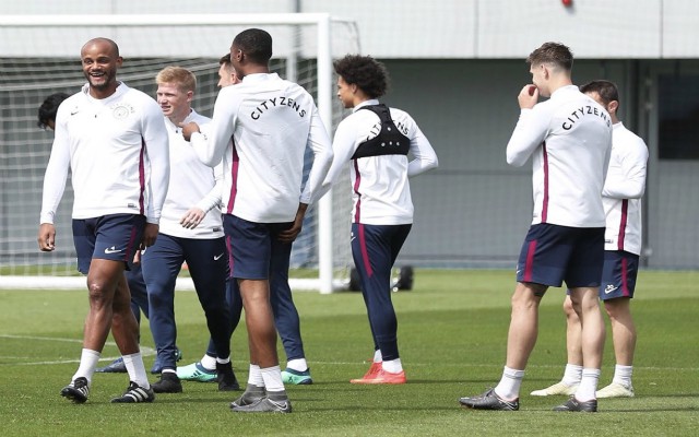 Man city training