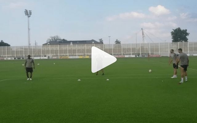 Ronaldo Juventus training