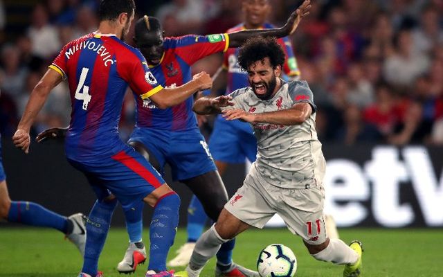 Salah penalty Crystal Palace - Liverpool