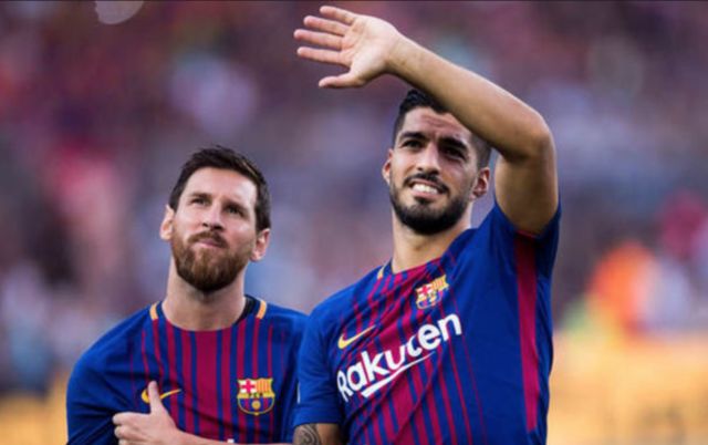 messi suarez barcelona