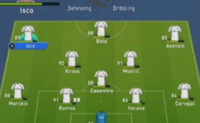 real madrid fifa player ratings