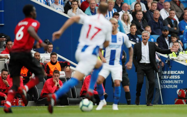 mourinho man utd brighton