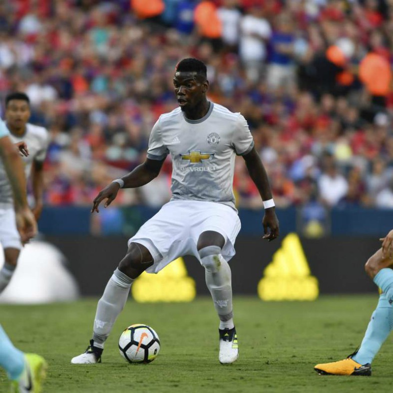 Paul Pogba in action for Manchester United