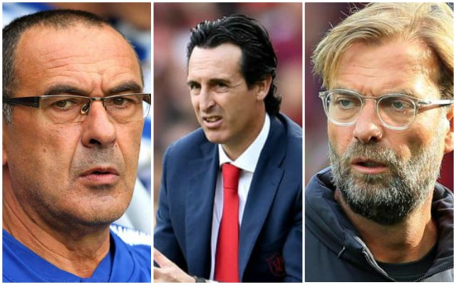 sarri emery klopp