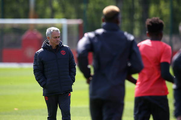 jose mourinho man utd training