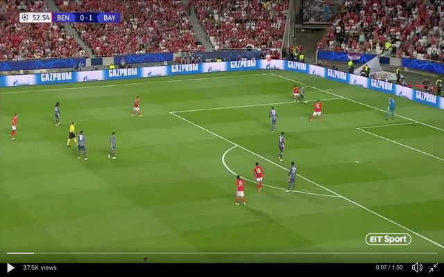 Fantastic team goal by Bayern Munich against Benfica