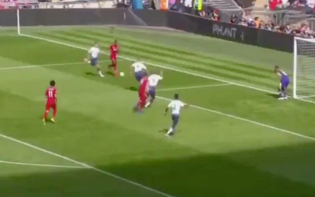 Firmino goal Liverpool Tottenham