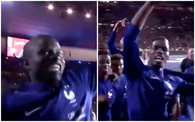 Kante Pogba France celebrations
