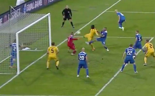 Lukaku goal Belgium Iceland