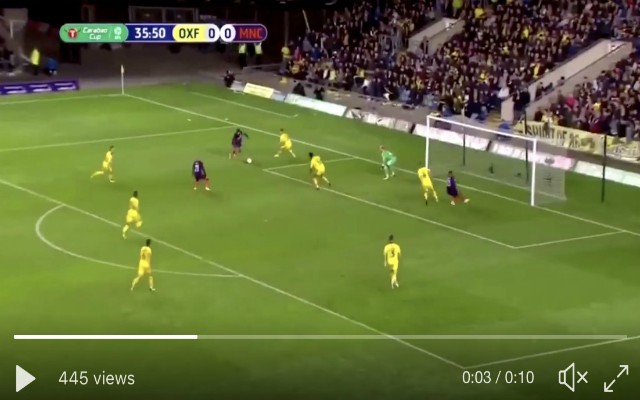 Man City v Oxford Jesus Goal