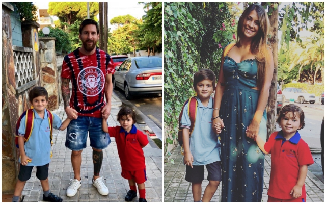 Messi Roccuzzo kids
