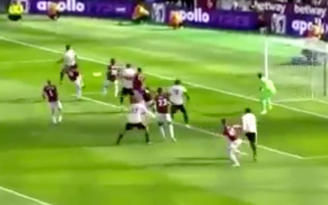 Rashford goal vs West Ham