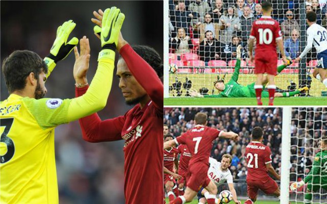 alisson van dijk liverpool tottenham