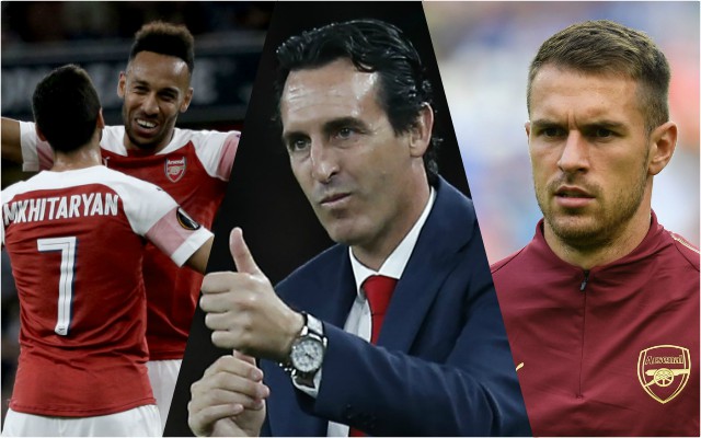 aubameyang mkhitaryan emery ramsey arsenal