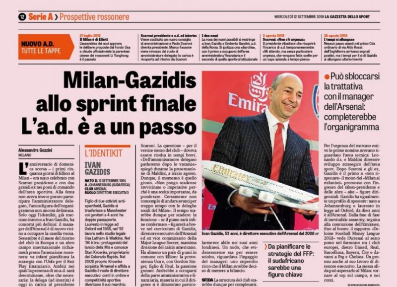 gazidis ac milan