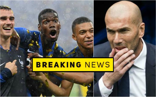griezmann pogba mbappe zidane