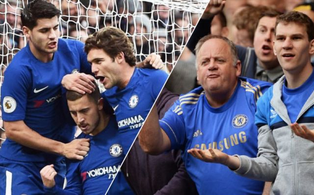 chelsea fans hazard