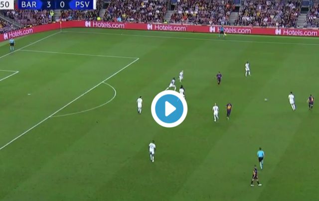 messi hattrick goal barcelona