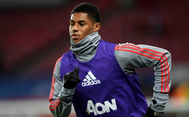 rashford man utd sub