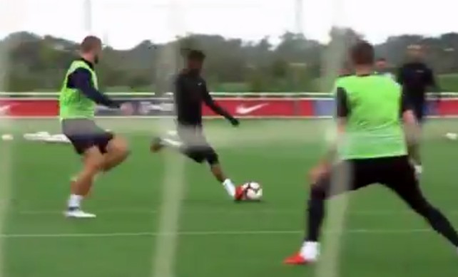 rashford training