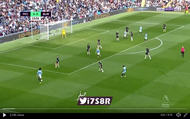 Aguero 1-0 vs Burnley
