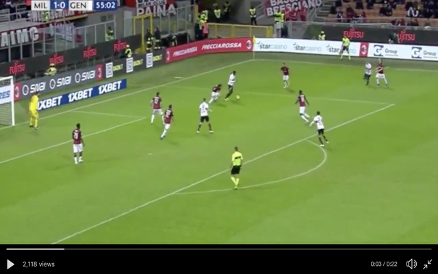 Bakayoko gifts Genoa a goal for AC Milan