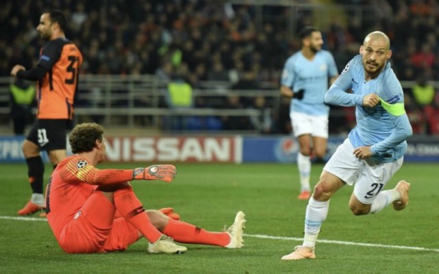 David Silva scores in CL