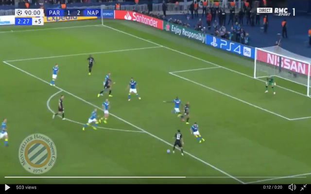 Di Maria equaliser for PSG vs Napoli 2-2