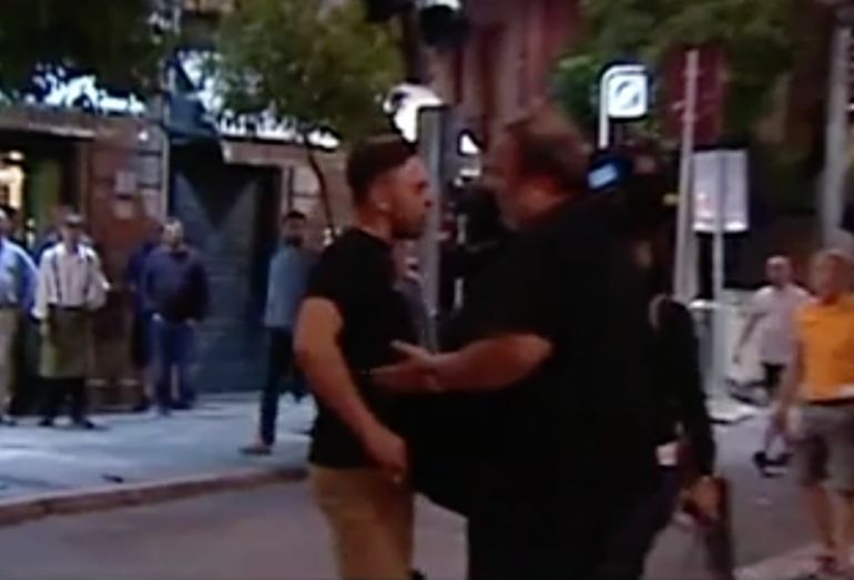 England fan cameraman