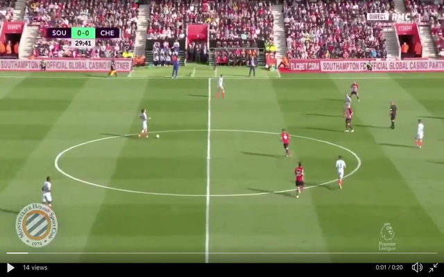 Hazard 1-0 vs Southampton