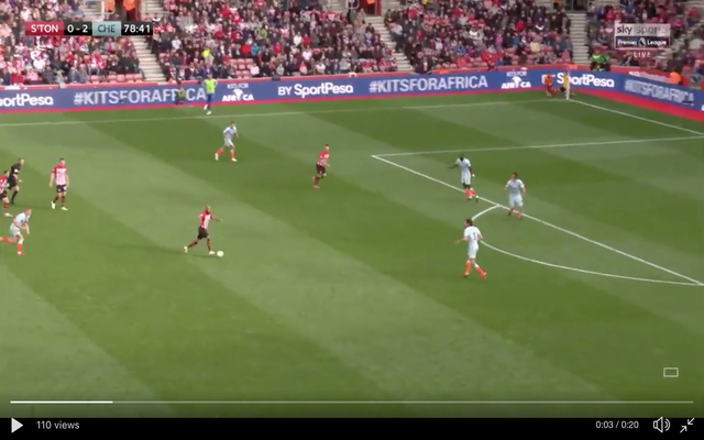 Kepa save vs Saints