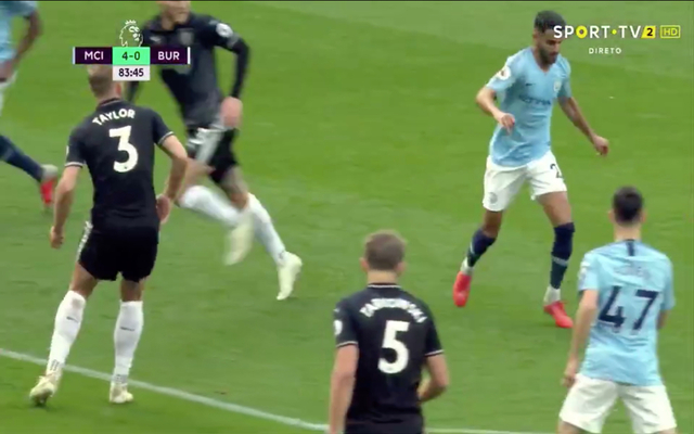 Mahrez scores wonderful curler for City against Burnley