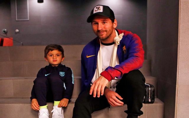 Messi son Barcelona Inter